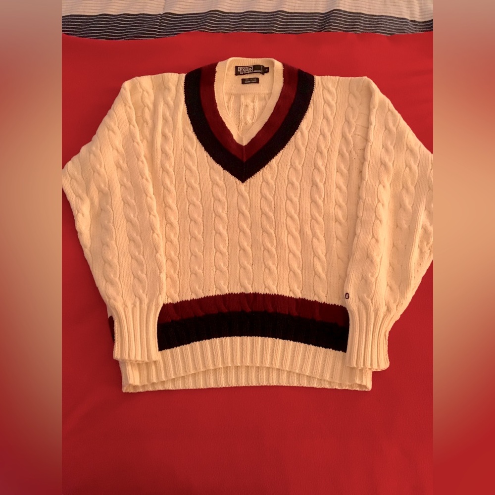 Vintage Polo Ralph Lauren Tennis/Cricket Sweater